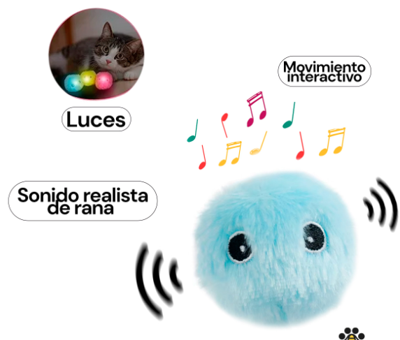 POMPON ELECTRONICO FROG-E (SONIDO RANA)