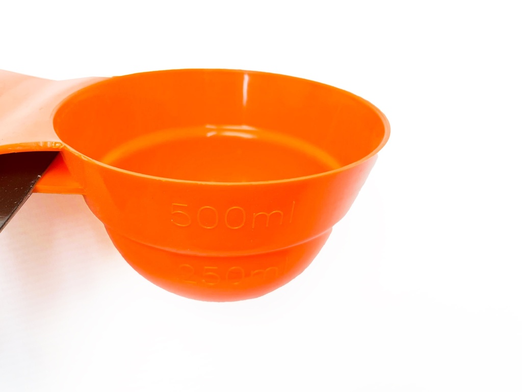 MEDIDOR PLASTICO NARANJA AP