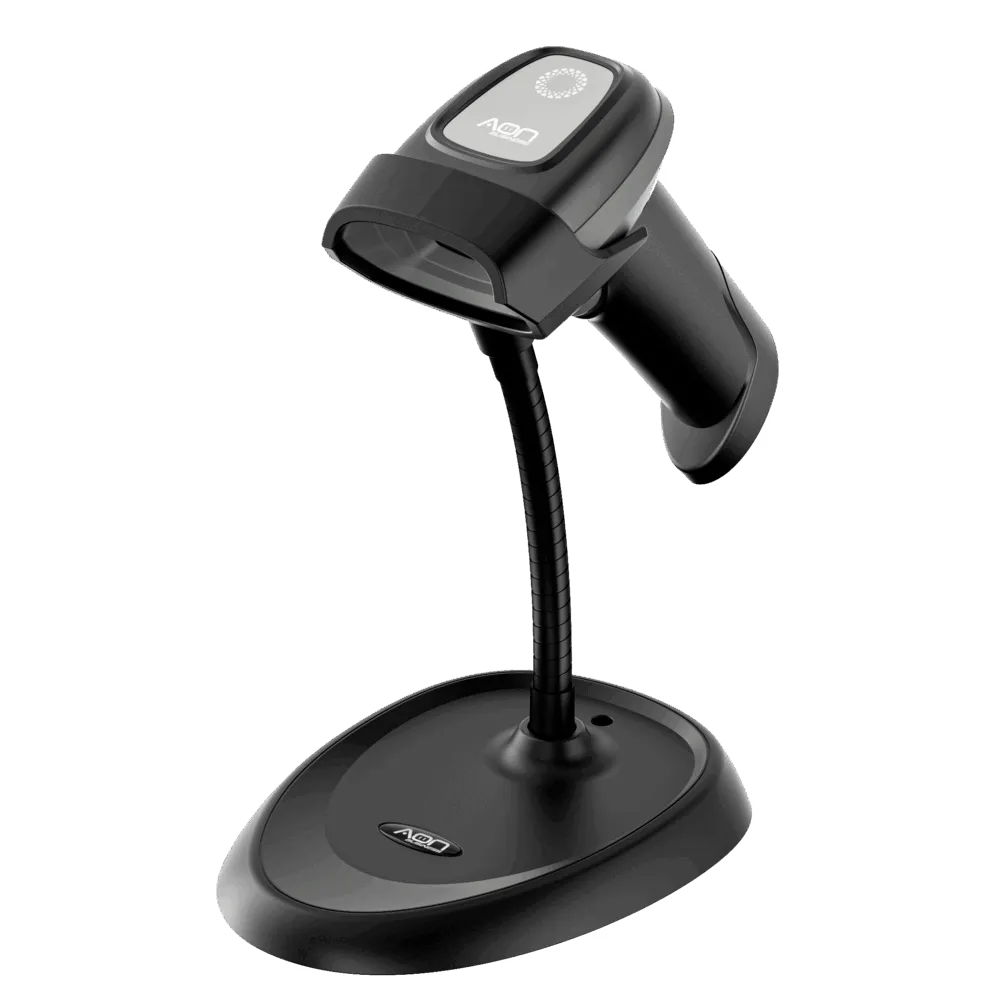 Escáner de mano - AON - con cable 2D HS-10L con soporte - AO-SC-1015
